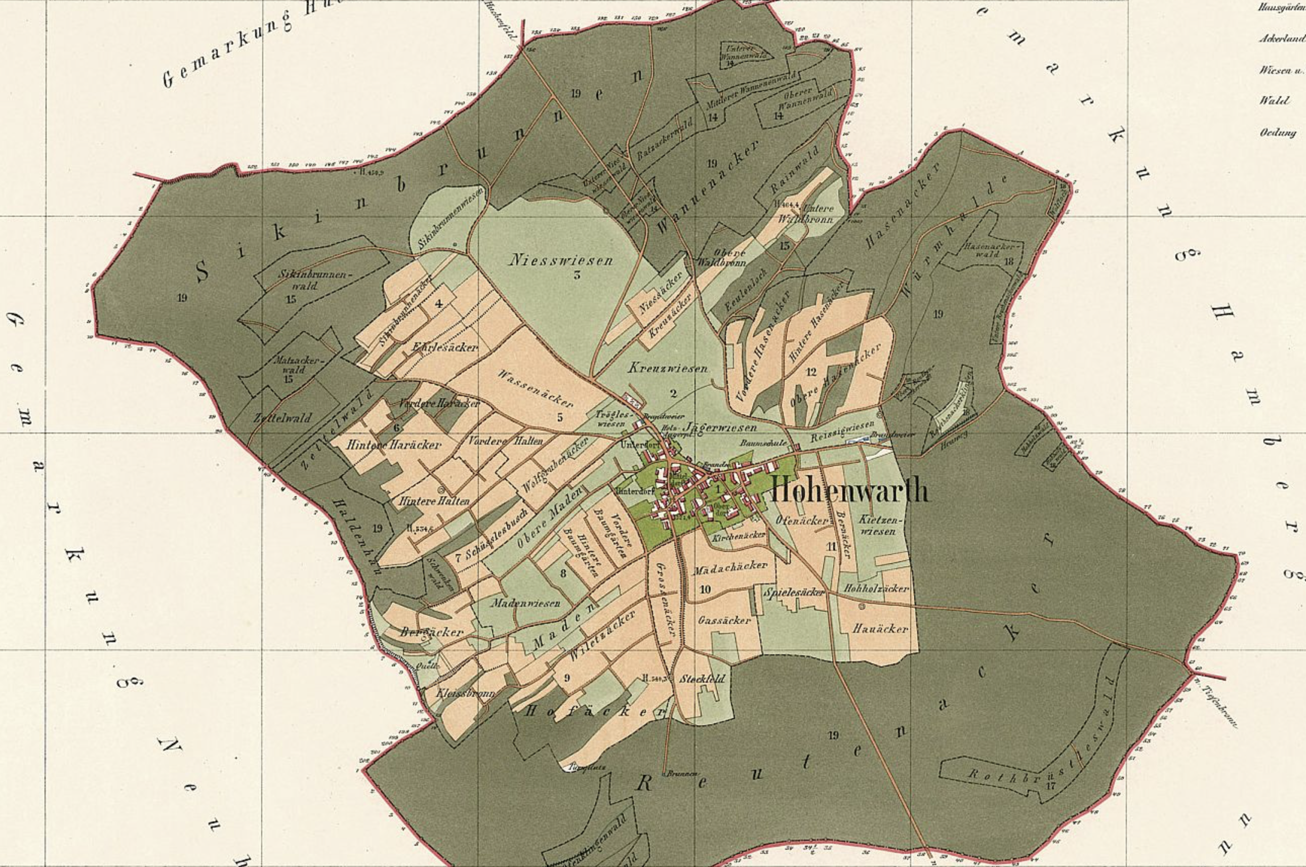 Hohenwart bei Pforzheim - Höchstgelegener Stadtteil im Nordschwarzwald